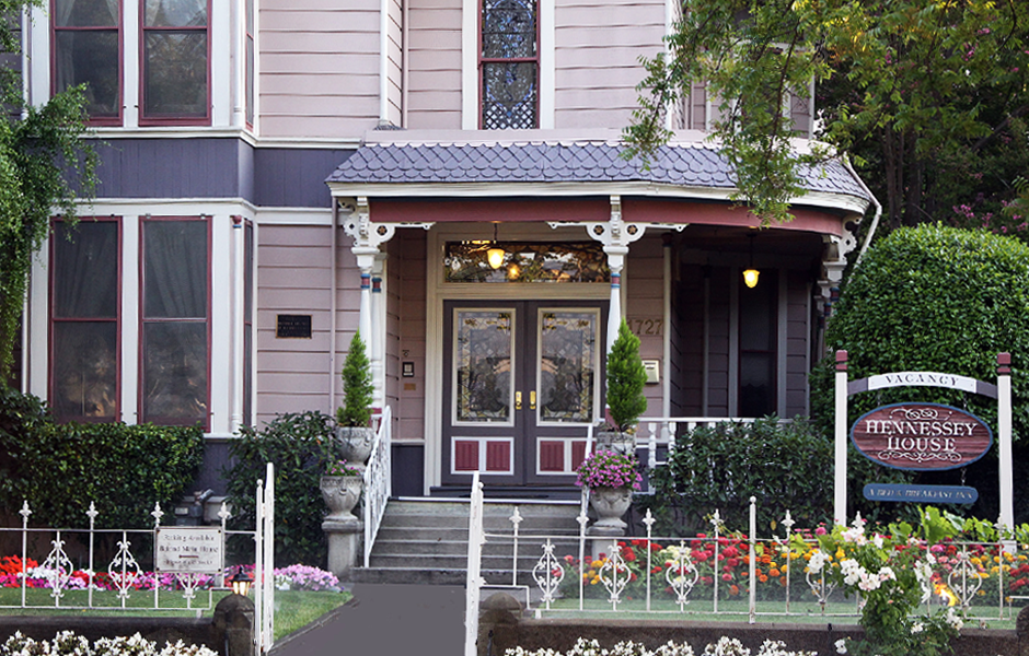 Hennessey House Bed and Breakfast in Napa runs on clean energy from MCE's Deep Green 100% renewable service