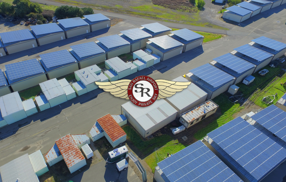 San Rafael Airport in California provides clean energy to local community with rooftop solar array and 100% renewable energy