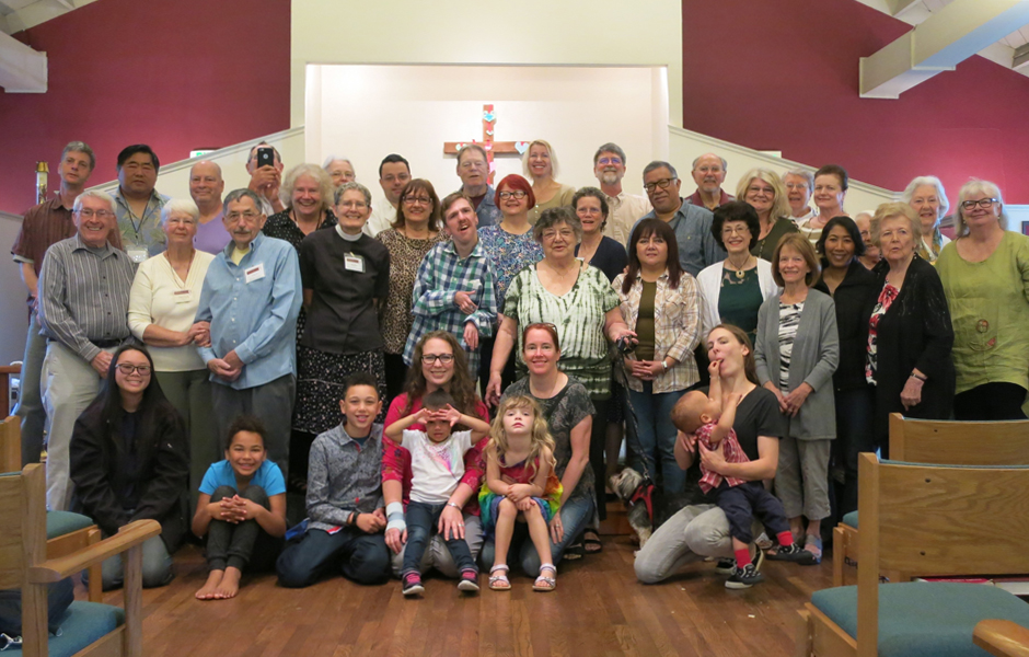 Christ the Lord Episcopal Church community members in Pinole environmental sustainability by running on 100% renewable energy