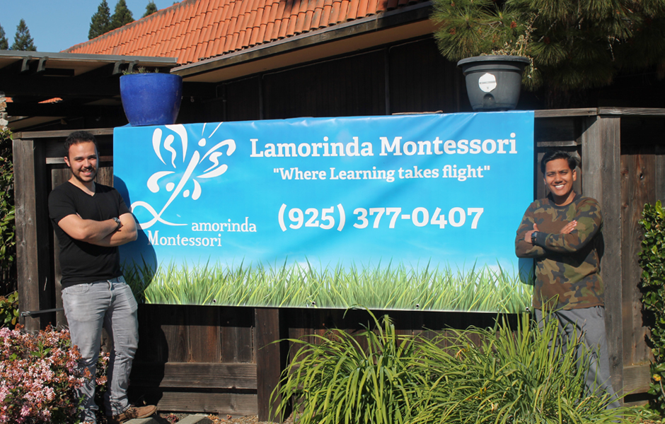 Local business in Moraga, CA Lamorinda Montessori runs on clean energy, Deep Green 100% renewable energy