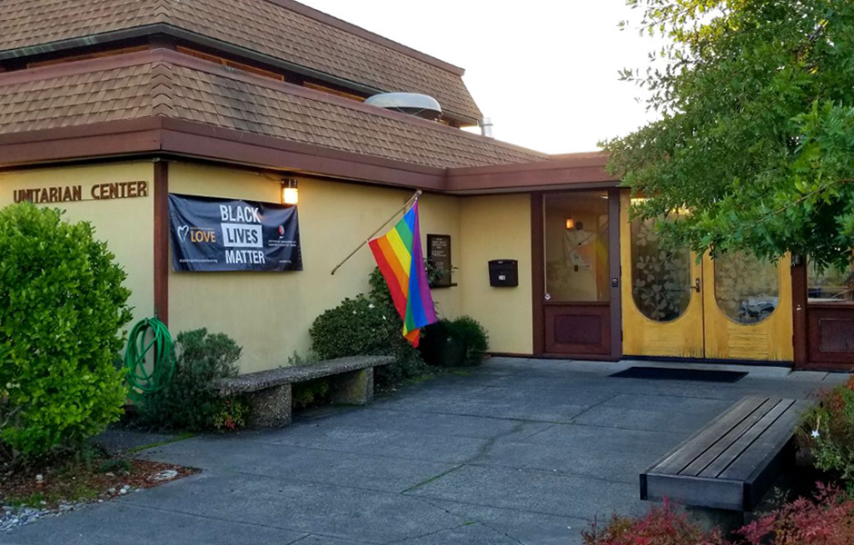 Unitarian Universalist Congregation of Marin Church in San Rafael commit to environmental justice and run on renewable energy
