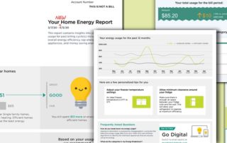 Lower single family electricity bill with MCE program report energy use, lower carbon footprint