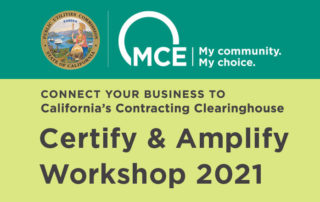 Certify and Amplify Workshop 2021, Utility Supplier Diversity