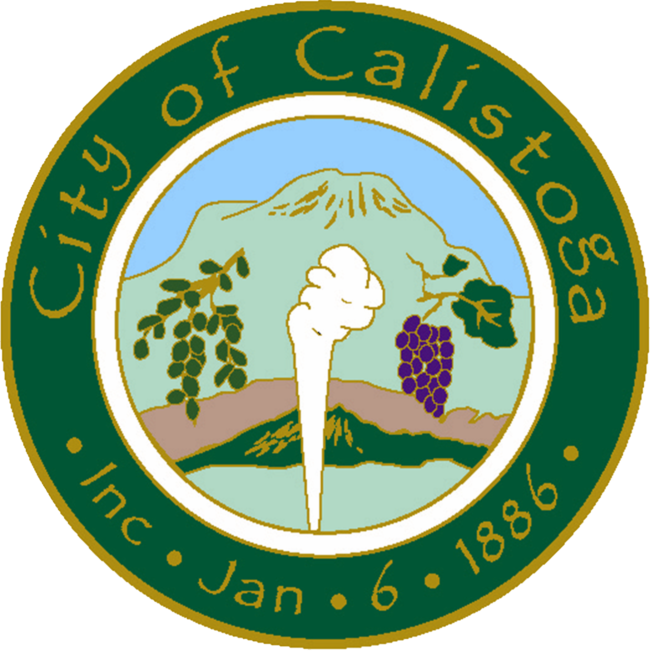 Calistoga City Logo Kalifornien