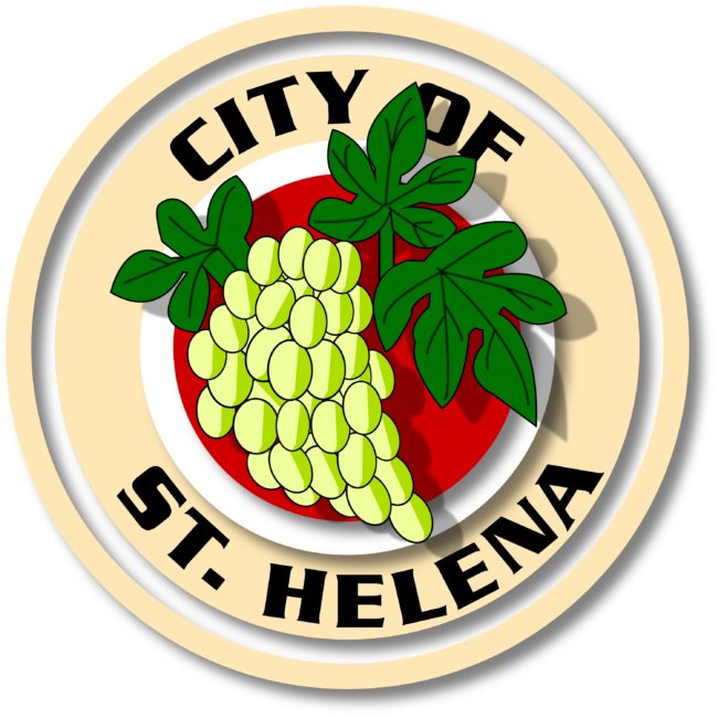 カリフォルニアのセントヘレナ市のロゴ