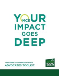 Deep Green Toolkit, Clean Energy Advocacy, How to promote clean energy