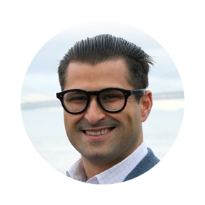a man wearing glasses