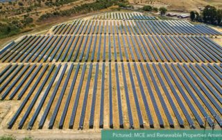 Proyecto solar American Canyon con MCE Proyectos renovables locales